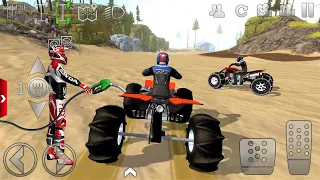 Motor Dirt orange Quad Bikes Racing Off-Road #2 - Offroad Outlaws Bike Game Android ios Gameplay