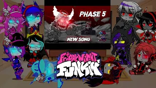||Gacha Club ||transformers react to FNF MOD TRICKY PHASE 5 ||part 20 ||