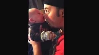 Baby Thinks Nose is a Pacifier!