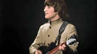 The Beatles - Ticket To Ride - (Top Of The Pops 1965) Colorized clip.