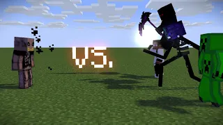 SCP-106 vs KRMstudioZ's Creations - Minecraft Battle Animation (By RedEndermanDJ)