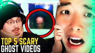 RADAL REACTS TO TOP 5 SCARY GHOST VIDEOS TO CREEP YOU OUT (Nuke's Top 5)