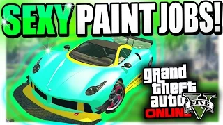 GTA 5 Online Rare Paint Jobs - Eclipse, Ocean Blue,  & GUCCI Guilty (GTA 5 Secret Paint Jobs)