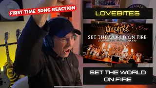 FIRST TIME Hearing "Set The World On Fire": LOVEBITES REACTION!!