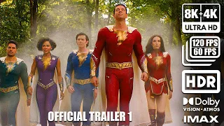 Official Final Trailer 1! Shazam! Fury of Gods | IMAX 4K & 8K HDR | 120FPS & 60FPS | Dolby Atmos