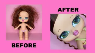 BRATZ BIG BABYZ KATIA DOLL MAKEOVER TRANSFORMATION 🩷💛🩷💗 ttoys 💗