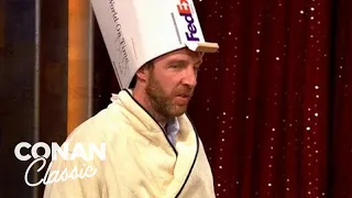 The FedEx Pope Crashes Thanksgiving | Late Night with Conan O’Brien