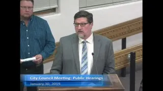 City Council for January 30, 2019