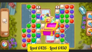 Gardenscapes ( Level 6426 - Level 6450 ) - All Puzzles - Gameplay PART - 309