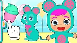 BABY LILY and RUBY 👶🍼 Dress up as Baby Mouse and her pet | Kids Cartoon Games