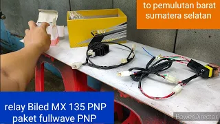 relay Biled MX New 135 dan paket fullwave PNP kiprok nmax original sinar otomotif