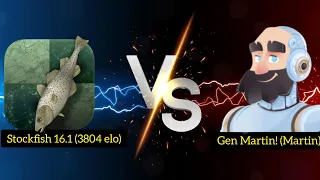 Martin(Gen Martin) Challenges the Final Boss Stockfish16 || Gen Martin Vs Stockfish |