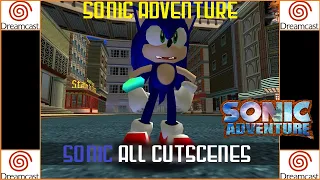 Sonic Adventure (DC) / SONIC | All Cutscenes (Dreamcast Version) [Extra#1] [4:3/4K@30]