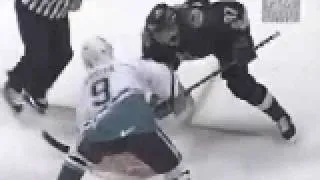 Anaheim Ducks' first ever playoff goal 1997