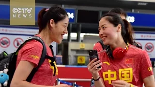 2016 Rio Olympics: Chinese women's volleyball team gets warm send-off to Rio