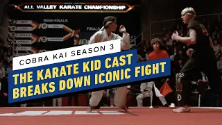 Cobra Kai Cast Breaks Down Iconic Karate Kid Fight
