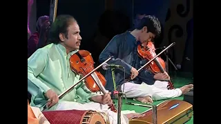 Varnam Viriboni - Raga Bhairavi - Tala Atta | Dr L Subramaniam & Ambi Subramaniam (Live at KGS)