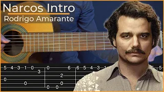 Narcos Intro - Rodrigo Amarante (Simple Guitar Tab)