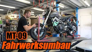 Jetzt ist das Fahrwerk dran | Yamaha MT09 Öhlins Fahrwerk