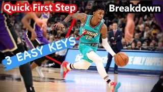 3 SIMPLE Keys To Unlock a CRAZY QUICK FIRST STEP | Basketball Scoring Tips