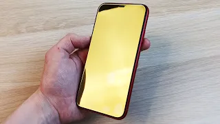 КЛЕЮ ЗОЛОТОЕ ЗАЩИТНОЕ СТЕКЛО НА IPHONE XR - ПОЛНЫЙ КОЛХОЗ С ALIEXPRESS!