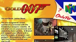 GoldenEye N64 - Silo "Beta version" Trailer 1997 (VHS)📼