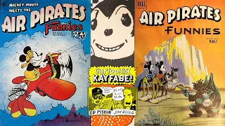 BANNED, ILLEGAL MICKEY MOUSE Comics Fell VICTIM To Major DISNEY Lawsuit! Air Pirates Funnies!