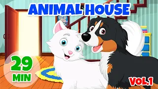 Animal House Vol. 1 - Giramille 29 min | Børnsang