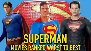 SUPERMAN - All EIGHT movies ranked worst to best