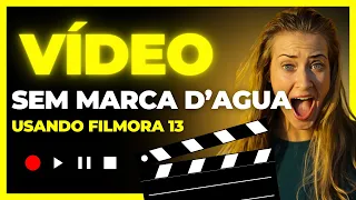 Como editar videos e salvar sem marca d'agua no Filmora 13