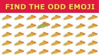 Find the ODD One Out - Fast Food Edition 🍔🍕🍩  10 Levels Emoji Quiz