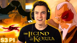 *HE'S BACK!!?* The legend of Korra S3 Ep: 1-3 | First Time Watching | (reaction/commentary/review)