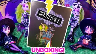 Mattel Creations Monster High Beetlejuice & Lydia Doll UNBOXING! IT Doll & Shining Twins Dolls
