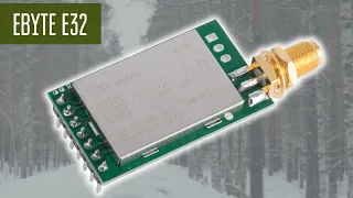 Эксперименты с LoRa Часть 1. Проверка дальности в лесу 868 МГц. EBYTE E32