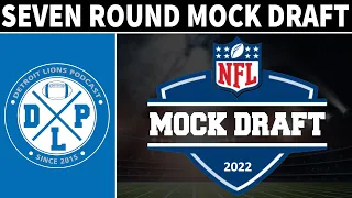 Lions 7 Round NFL Mock Draft | Detroit Lions Podcast