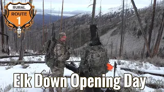 ** BULL DOWN ** in the Backcountry | OTC Idaho Elk Hunt 2021 Part 1 | rr1hunt