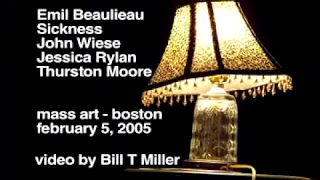 MassArt NOISE -Thurston Moore-Jessica Rylan-Emil Beaulieau-John Wiese-Sickness- Video by BTM