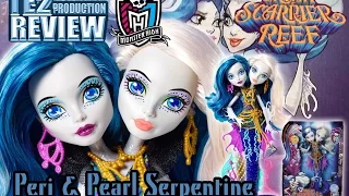 Review Monster High Great Scarrier Reef Peri & Pearl Serpentine