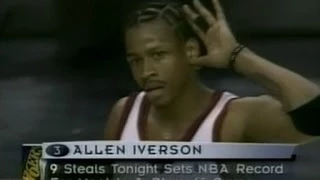 Allen Iverson Full Highlights 1999 Playoffs R1G3 vs Magic - 33 Pts, 10 Stls, 5 Assists