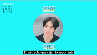 [PT_BR LEGENDADO][LIVE CLIPS] ENHYPEN (엔하이픈) - Revisão do MBTI - Review ISTJs Sunghoon Wang Park -