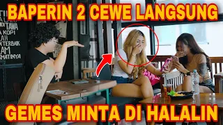 PRANK CAFE!! BIKIN GERAHH 2 CEWE SEXY INI BAPER SAMPE MINTA HALALIN