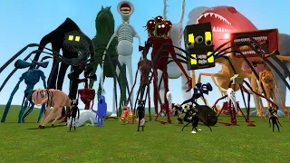 ALL TREVOR HENDERSON CREATURES!! Garry's Mod Sandbox