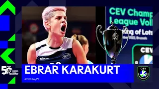 Can She Do It?! EBRAR KARAKURT  Best Moments in the Champions League Before Semifinals