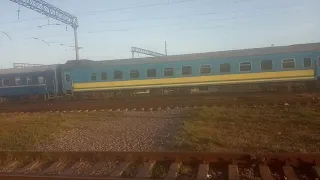 Электровоз ЧС8-011 с поездом №780 Винница - Сумы