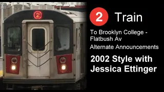 Alternate 2 Train Announcements to Brooklyn College - Flatbush Av