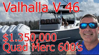 Valhalla 46 with Mercury Verado 600 V 12