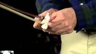 Violin - Cleaning your bow hairs