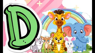Letter D || Learn ABC letter ||Learn Letter D with Animal Pictures || Part-4