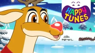 Rudolph The Red Nosed Reindeer, Kids Songs - Happy Tunes