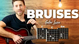 Easy BRUISES Guitar Tutorial + Lesson (Lewis Capaldi)